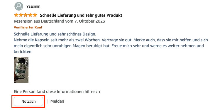 Amazon bewertungen hilfreich