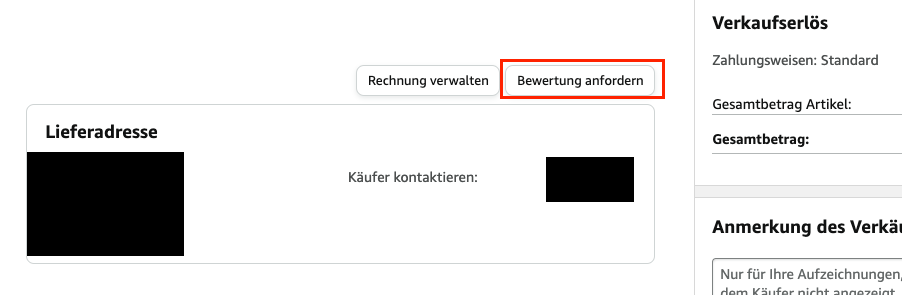 amazon bewertungen anfrage seller central