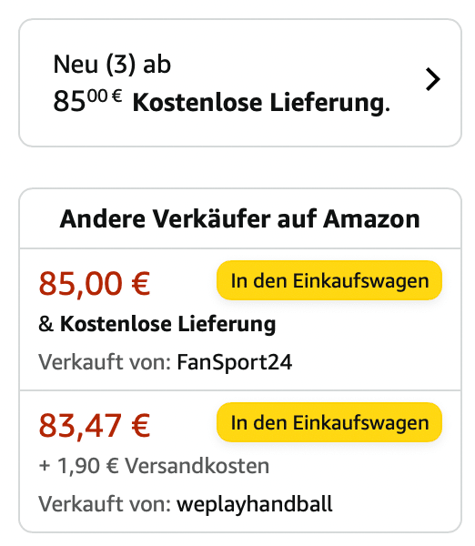 Alternative Verkäufer