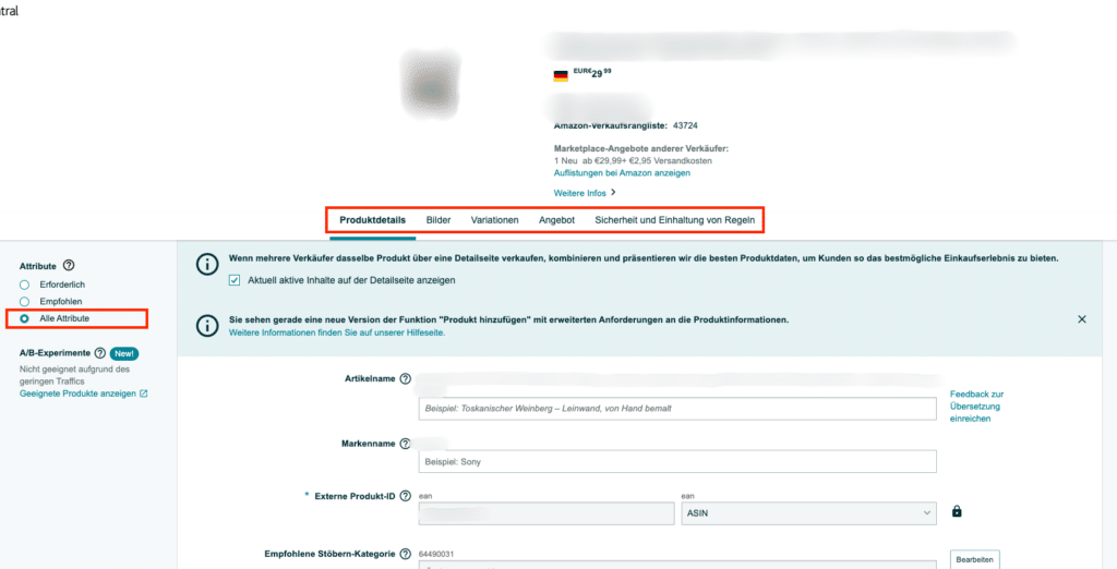 Amazon-listing-optimieren-Produkt-Backend