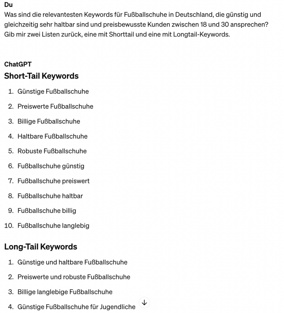 Amazon-mit-ChatGPT-Keyword-Recherche